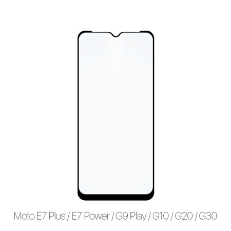 FixPremium FullCover Glass - Edzett üveg - Motorola Moto E7 Plus, E7 Power, G9 Play, G10, G20 és G30