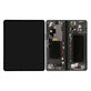Samsung Galaxy Z Fold 3 F926B - LCD Kijelző + Érintőüveg + Keret (Phantom Black) - GH82-26283A, GH82-26284A Genuine Service Pack