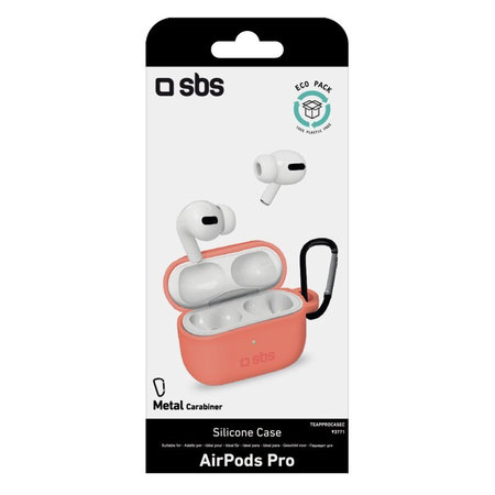 SBS - Silicon Tok - Apple AirPods Pro, coral