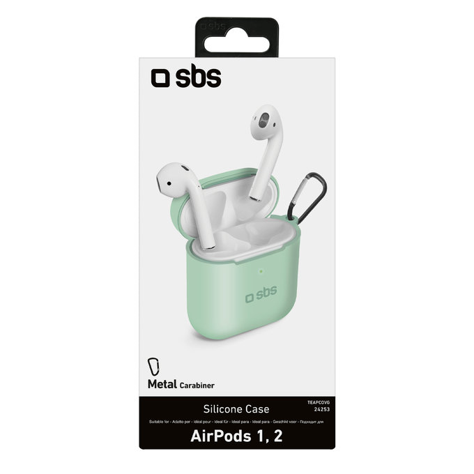 SBS - Silicon Tok - Apple AirPods 2016, AirPods 2019, zöld