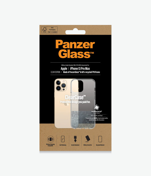 PanzerGlass - Tok ClearCase AB - iPhone 13 Pro Max, átlátszó