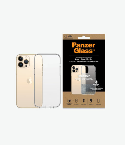PanzerGlass - Tok ClearCase AB - iPhone 13 Pro Max, átlátszó