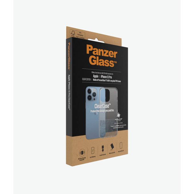 PanzerGlass - Tok ClearCase AB - iPhone 13 Pro, átlátszó