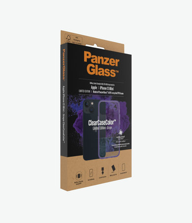 PanzerGlass - Tok ClearCaseColor AB - iPhone 13 mini, grape