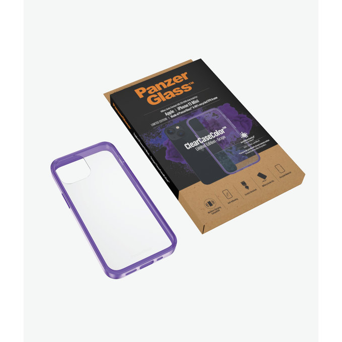 PanzerGlass - Tok ClearCaseColor AB - iPhone 13 mini, grape