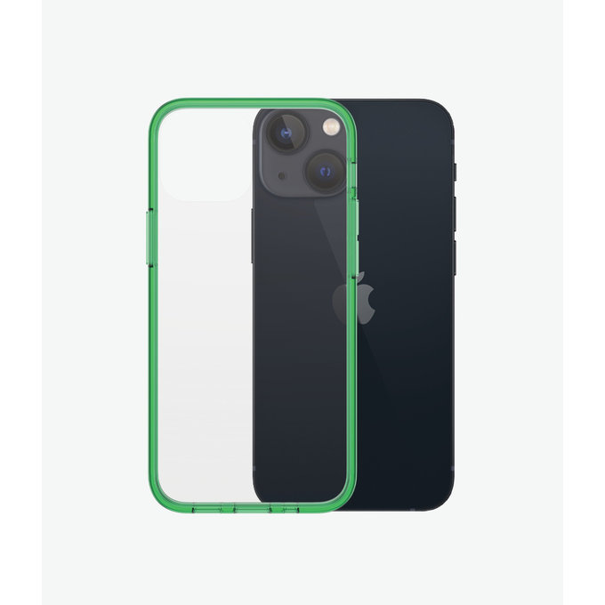 PanzerGlass - Tok ClearCaseColor AB - iPhone 13 mini, lime