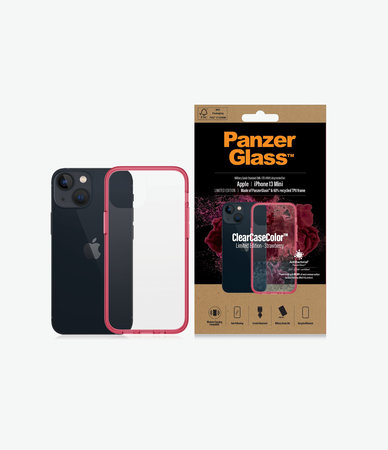 PanzerGlass - Tok ClearCaseColor AB - iPhone 13 mini, strawberry