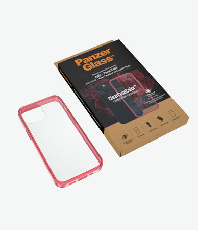 PanzerGlass - Tok ClearCaseColor AB - iPhone 13 mini, strawberry