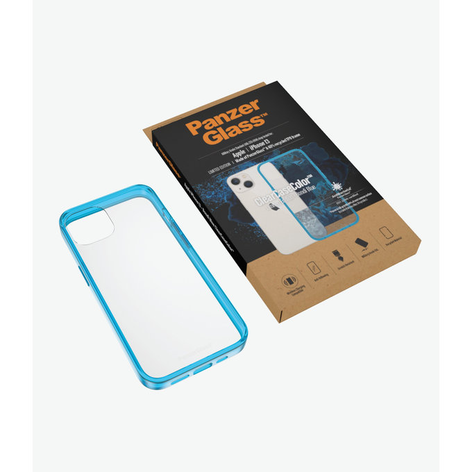 PanzerGlass - Tok ClearCaseColor AB - iPhone 13, bondi blue