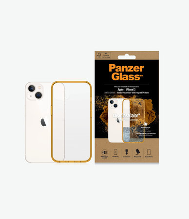 PanzerGlass - Tok ClearCaseColor AB - iPhone 13, tangerine