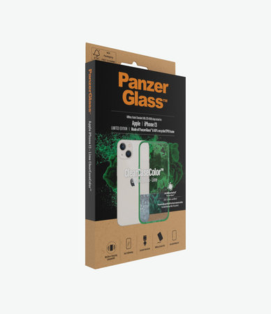 PanzerGlass - Tok ClearCaseColor AB - iPhone 13, lime