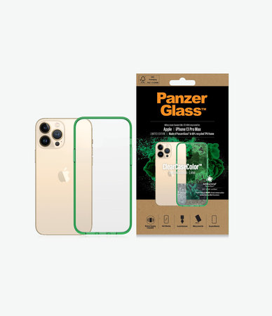 PanzerGlass - Tok ClearCaseColor AB - iPhone 13 Pro Max, lime