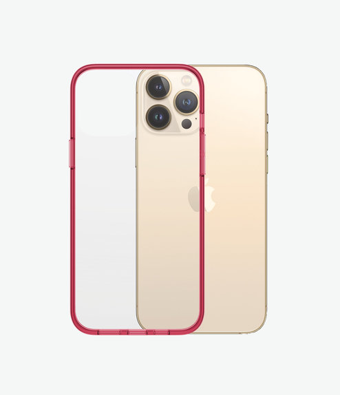 PanzerGlass - Tok ClearCaseColor AB - iPhone 13 Pro Max, strawberry
