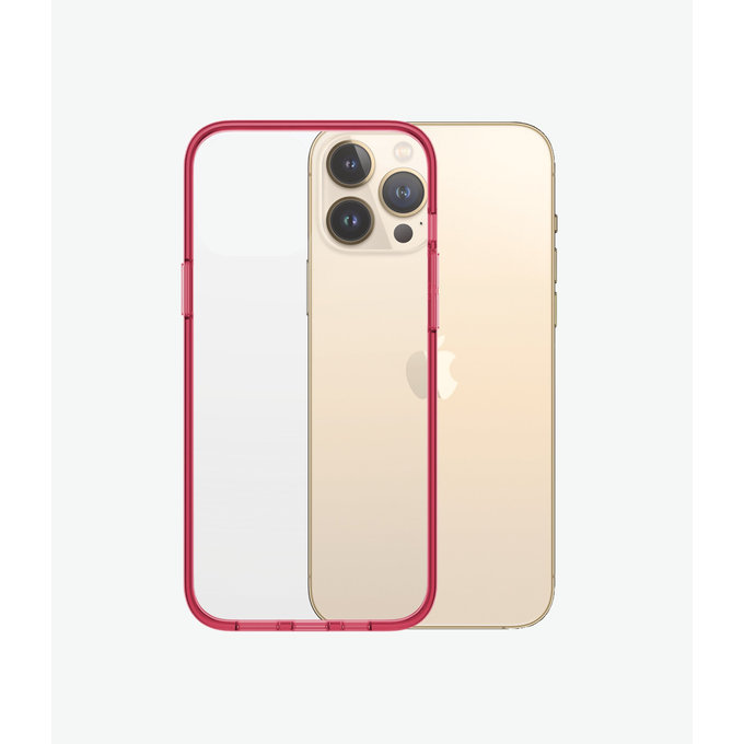 PanzerGlass - Tok ClearCaseColor AB - iPhone 13 Pro Max, strawberry