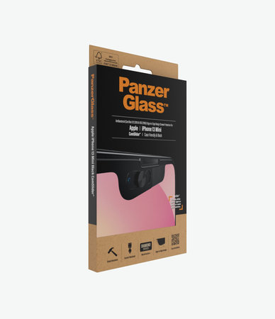 PanzerGlass - Edzett Üveg Case Friendly CamSlider AB - iPhone 13 mini, fekete