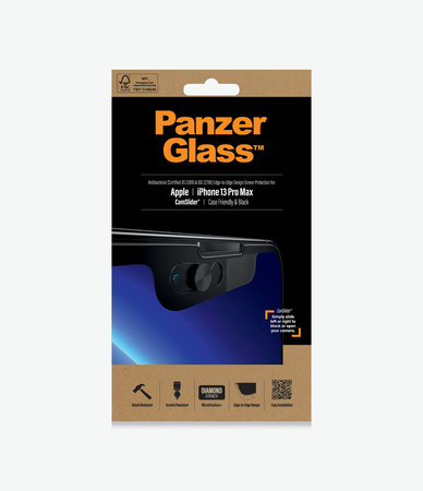 PanzerGlass - Edzett Üveg Case Friendly CamSlider AB - iPhone 13 Pro Max és 14 Plus, fekete