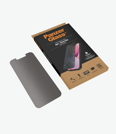 PanzerGlass - Edzett Üveg Standard Fit Privacy AB - iPhone 13 mini, átlátszó