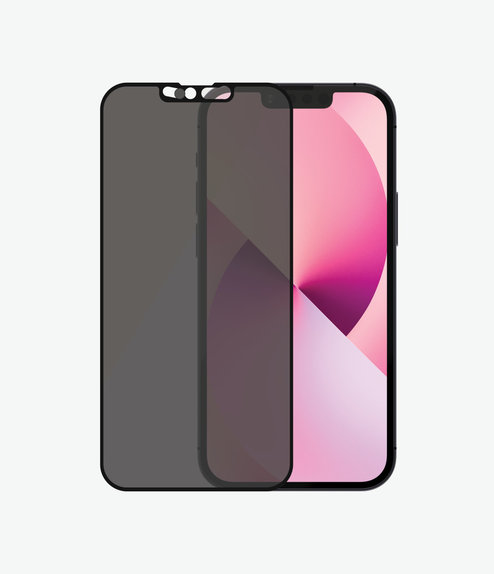 PanzerGlass - Edzett Üveg Case Friendly Privacy CamSlider AB - iPhone 13 mini, fekete