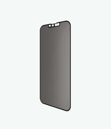 PanzerGlass - Edzett Üveg Case Friendly Privacy CamSlider AB - iPhone 13, 13 Pro és 14, fekete