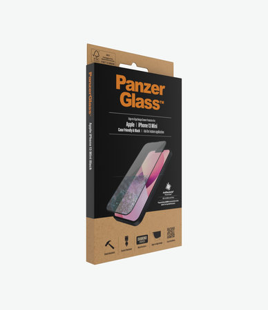 PanzerGlass - Edzett Üveg Case Friendly AB - iPhone 13 mini, fekete
