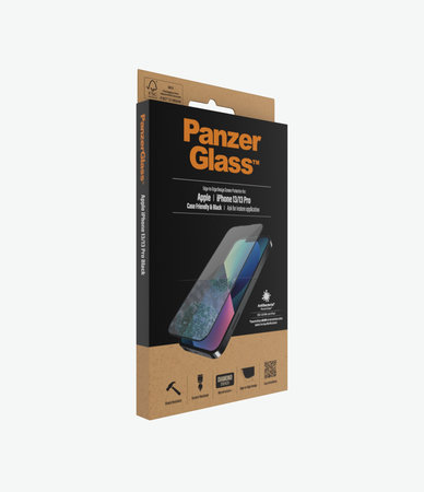 PanzerGlass - Edzett Üveg Case Friendly AB - iPhone 13, 13 Pro és 14, black