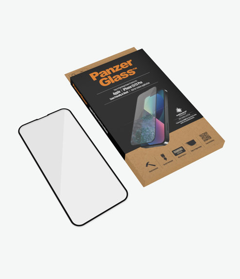 PanzerGlass - Edzett Üveg Case Friendly AB - iPhone 13, 13 Pro és 14, black