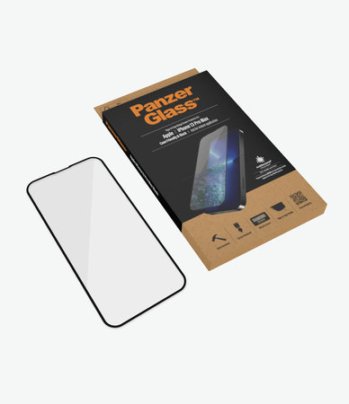 PanzerGlass - Edzett Üveg Case Friendly AB - iPhone 13 Pro Max és 14 Plus, fekete