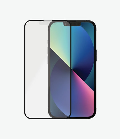 PanzerGlass - Edzett Üveg Case Friendly Anti-Glare AB - iPhone 13, 13 Pro és 14, black