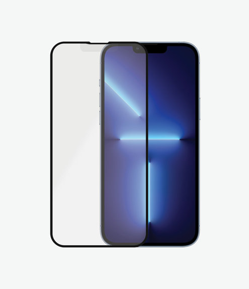 PanzerGlass - Edzett Üveg Case Friendly Anti-Glare AB - iPhone 13 Pro Max és 14 Plus, fekete