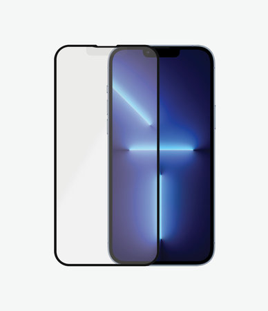 PanzerGlass - Edzett Üveg Case Friendly Anti-Glare AB - iPhone 13 Pro Max és 14 Plus, fekete