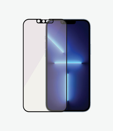 PanzerGlass - Edzett Üveg Case Friendly Anti-Bluelight AB - iPhone 13 Pro Max és 14 Plus, fekete