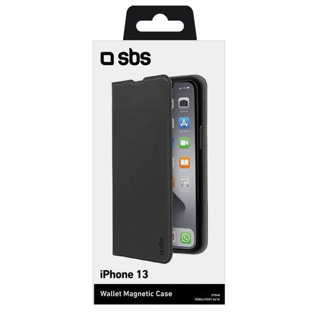 SBS - Tok Book Wallet Lite - iPhone 13, fekete