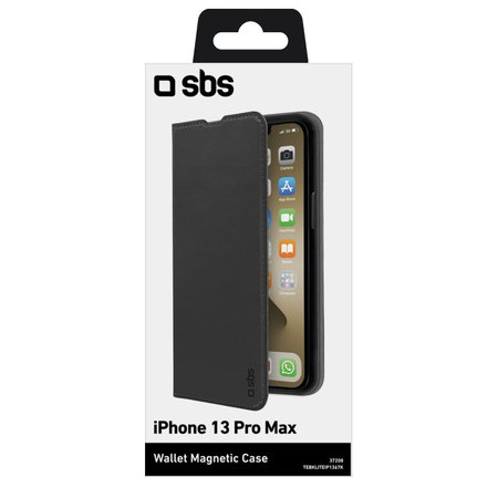 SBS - Tok Book Wallet Lite - iPhone 13 Pro Max, fekete