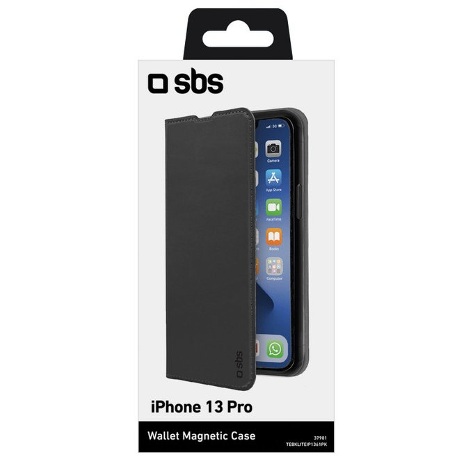SBS - Tok Book Wallet Lite - iPhone 13 Pro, fekete