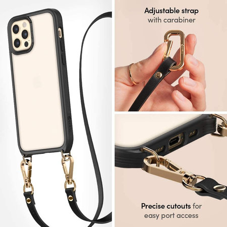 Spigen - Cyrill Classic Charm tok iPhone 12/12 Pro készülékhez, fekete