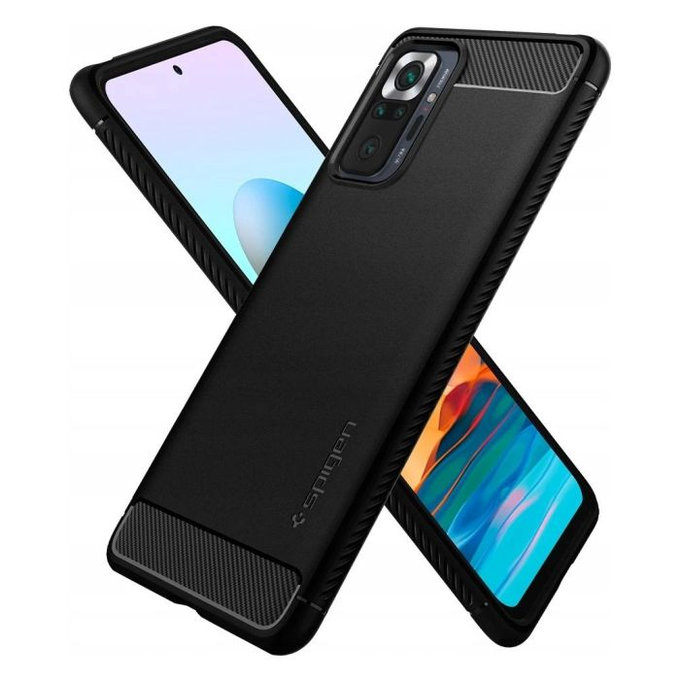 Spigen - Tok Rugged Armor - Xiaomi Redmi Note 10 Pro, fekete