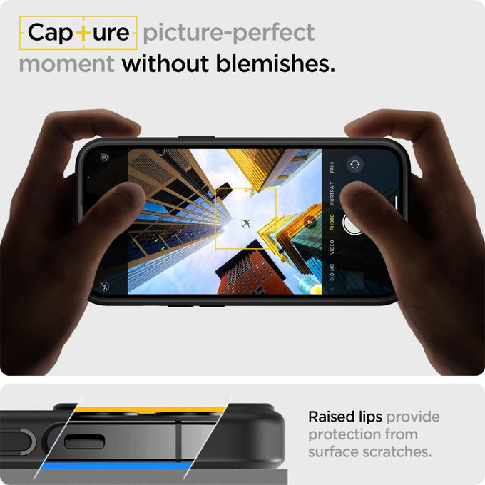 Spigen - Ultra hibrid tok iPhone 13 mini készülékhez, fekete