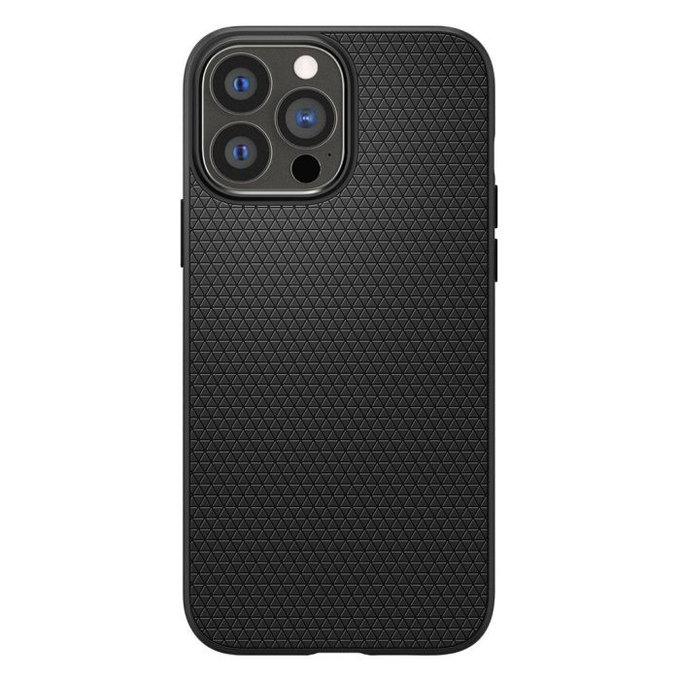 Spigen - Tok Liquid Air - iPhone 13 Pro Max, fekete