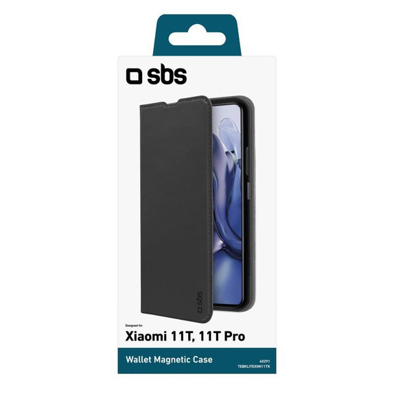 SBS - Tok Book Wallet Lite - Xiaomi 11T, 11T Pro, fekete