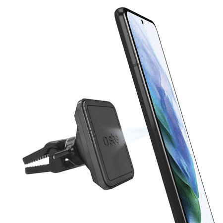 SBS - Szellőztető autós tartó, mágneses, téglalap alakú, fekete