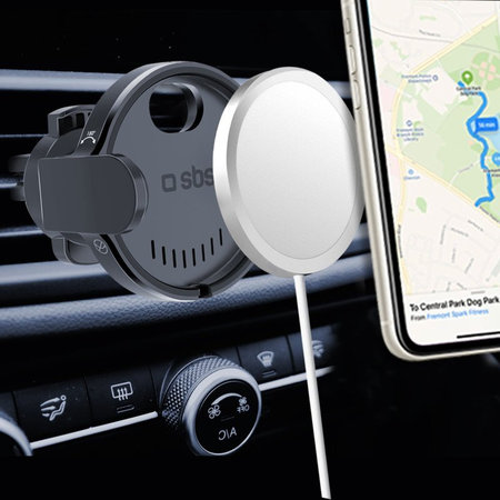 SBS - Autótartó autóhoz MagSafe-rel, fekete