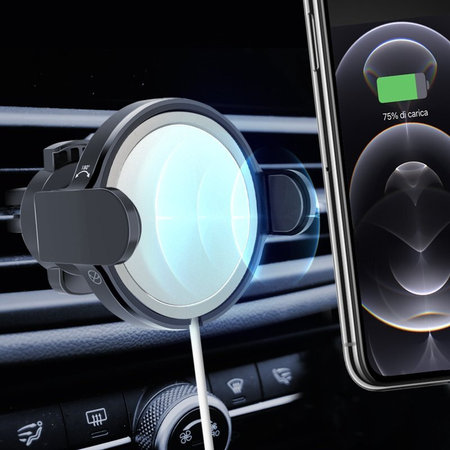 SBS - Autótartó autóhoz MagSafe-rel, fekete