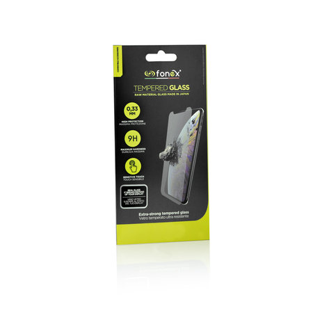 Fonex - Edzett üveg iPhone 13/13 Pro készülékhez, átlátszó