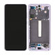 Samsung Galaxy S21 FE G990B - LCD Kijelző + Érintőüveg + Keret (Violet) - GH82-26414D, GH82-26420D, GH82-26590D Genuine Service Pack