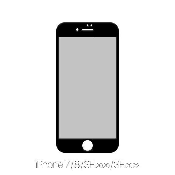 FixPremium Privacy Anti-Spy Glass - Edzett üveg - iPhone 7, 8, SE 2020 és SE 2022