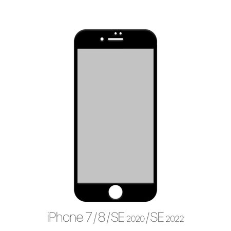 FixPremium Privacy Anti-Spy Glass - Edzett üveg - iPhone 7, 8, SE 2020 és SE 2022
