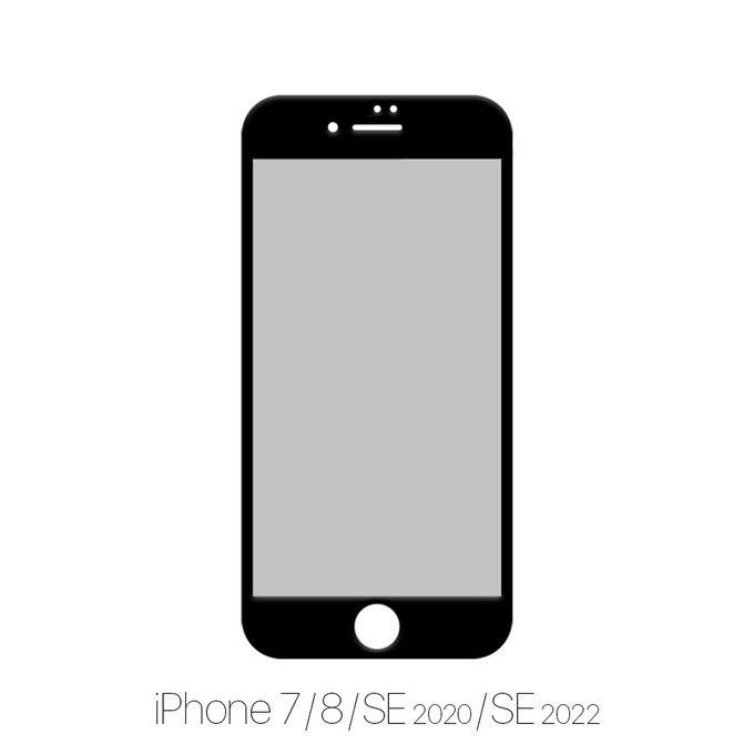 FixPremium Privacy Anti-Spy Glass - Edzett üveg - iPhone 7, 8, SE 2020 és SE 2022