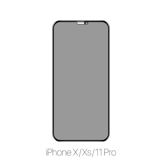 FixPremium Privacy Anti-Spy Glass - Edzett üveg - iPhone X, XS és 11 Pro