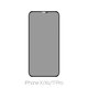 FixPremium Privacy Anti-Spy Glass - Edzett üveg - iPhone X, XS és 11 Pro