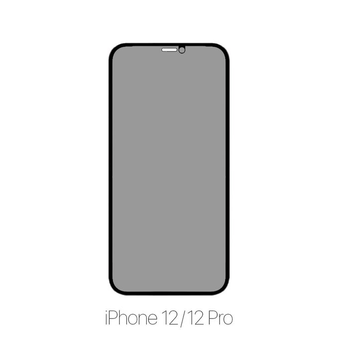 FixPremium Privacy Anti-Spy Glass - Edzett üveg - iPhone 12 és 12 Pro